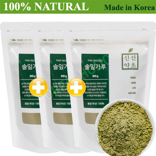 1+1+1 100% Natural Pine Needle Powder 300g Medicinal Korean Herbal Powder