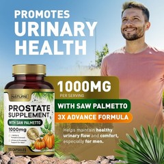 Built by Nature Prostate Support 120 Capsules Saw Palmetto Nettle