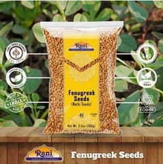 Fenugreek Seeds (100 g) – Gluten Free, Non-GMO – Whole Methi Seeds
