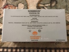6 Bottles Sunrider Sunbreeze Essential Oil Pain Relief Muscle Ache Menthol Herb