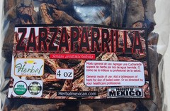 zarzaparrilla Root, 4oz Sarsaparrilla, Herbal Tea Smilax aspera, zarza morisca