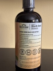Serene Herbs Black Seed Bitters Premium. Cleanse Strengthen Energize 16oz