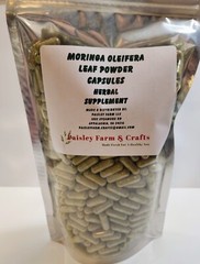 Moringa Oleifera Leaf Capsules NON GMO – All Natural – Made Fresh On Demand!