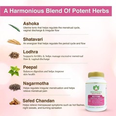 PCOD PCOS supplements for Women | Maharishi Ayurveda Restone Tablets | 120 Tabs