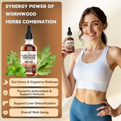 Scibalia Wormwood Black Walnut Clove Cleanse for Human 2 Fl Oz (Pack of 1)