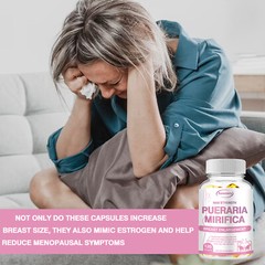 Pueraria Mirifica Capsules 5000mg – Natural Breast Enlargement, Bust Firming