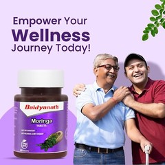 Baidyanath Moringa Tablets – 60 Tab | Helpful in Overall Health & Wellness |Help