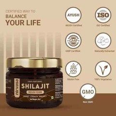 PURE HIMALAYAN SHILAJIT RESIN EXTREMELY POTENT – 20 GM WITH 1 SPOON