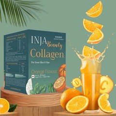 Inja Collagen Powder Orange Flavour 125gm g805