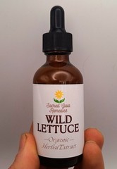 Wild Lettuce Tincture Herb Extract, Fresh Herbal Extract, Nervine, Stress, Sleep
