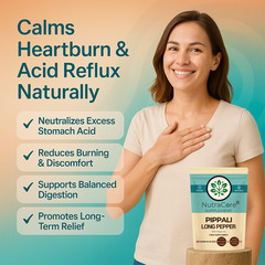 Pippali Capsules (Long Pepper)-6000mg (90%Piperine)-Heartburn&Indigestion-180Cap
