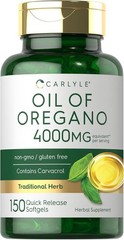Powerful Oregano Oil Antibiotic Supplement for H Pylori Stomach Discomfort