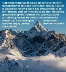 Pure Himalayan Shilajit Soft Resin Extremely Potent Natural Fulvic Acid 20gm