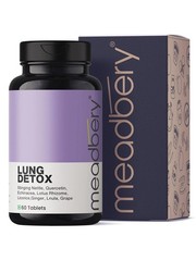 Meadbery Lung Detox Ayurvedic for Smokers, Tar Removal (60 Tablets) o166