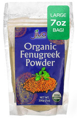 Organic Fenugreek Powder 7Oz Bag – Gluten Free, Non-Gmo, Methi Powder, Pure, Raw