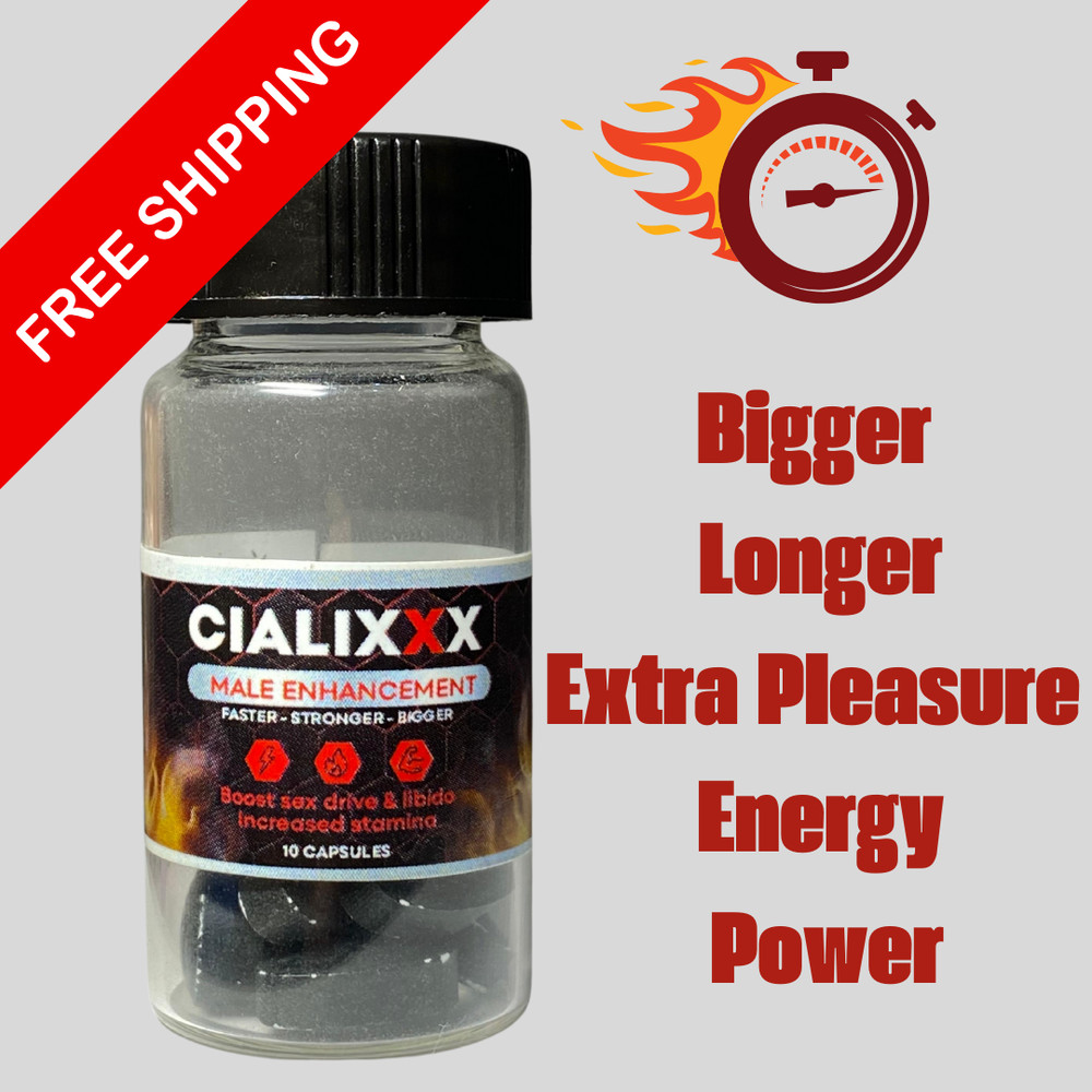CIALIXXX Black Pills – Bigger Size, Longer Action, Max Power + Free Shipping
