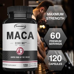 Maca Capsules 3200mg – Testosterone Boost,Endurance Enhancement,High Efficiency