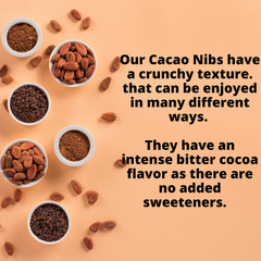 Raw Cacao / Cocoa Nibs – 100% RAW Chocolate Arriba Nacional Bean Superfood Fresh