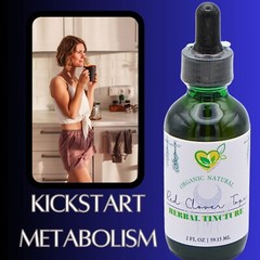 Red Clover Tops Tincture Organic Liquid Herbal Drops Natural 2 Oz WomenVasomotor