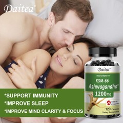 KSM-66 Ashwagandha Capsules | High Strength | Anxiety | Mood | Stress Reduction