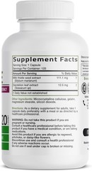 Milk Thistle Dandelion Extract Capsules 120 Count