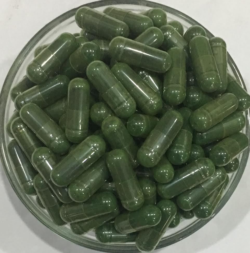 PURE ORGANIC CHLORELLA EXTRACT CAPSULES 55% Protein Pure & High Quality