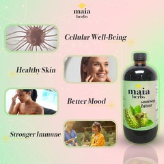 Maia Herbs Soursop Bitters Liquid 16oz – Premium Holistic Immune Boost
