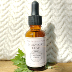 Organic Mugwort Tincture Fresh Artemisia Vulgaris Herbal Extract 1oz Bitter