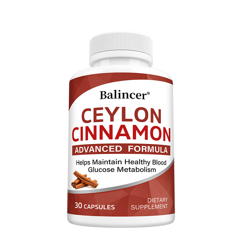 Organic Ceylon Cinnamon Capsules – Blood Sugar Support, Heart Health