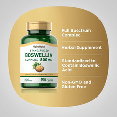 Boswellia Serrata Extract Supplement | 150 Capsules | Boswellic Acid Complex | N
