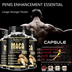 Organic Maca Root Capsules, 30 to 120 Capsules, Energy, Endurance & Performance