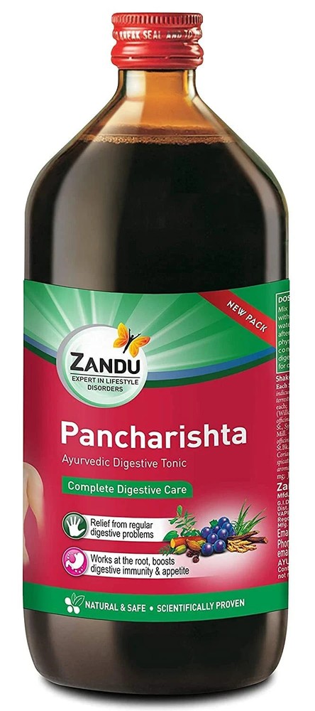 Zandu Pancharishta Ayurvedic Digestive Tonic & Boosts Appetite 200ml
