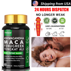 Maca Capsules – Energy & Endurance, Men’s Muscle Health, Testosterone Booster US