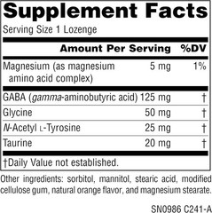 Source Naturals Serene Science GABA, 125 mg, Orange Flavored* – 30 Lozenges