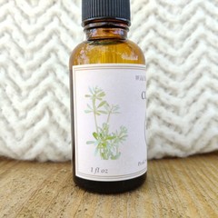 Organic Cleavers Extract Fresh Cleavers tincture, Wildcrafted 1 oz, lymph herb