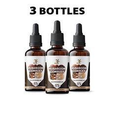 Mushroom Complex Extract Organic Non GMO Tincture Liquid Herbal Drops 6 Fl Oz