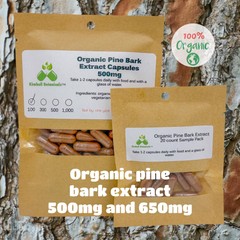 Organic Pine Bark Extract (Pinus Massoniana) 95% Proanthocyanidins 500mg and