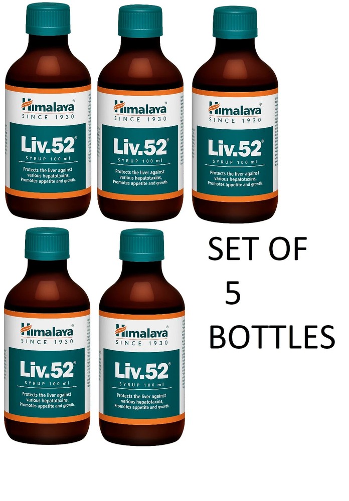 Liv 52 100ml | PACK OF 5 | Sealed | Expiry 06/2026 FREE SHIPPING