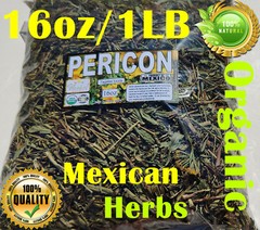 Pericon Hierba/te, pericón, Texas tarragon, hierbanís Organic Mexican Herbs 16oz