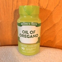 Oil of Oregano 3000mg 90 Softgels Non-GMO, Gluten Free| by Nature’s Truth 2027
