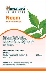 Himalay Pure Neemba Herbs Skin Wellness pills NEEM – 60 Count Each (Pack Of 4)