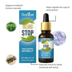 Stop Herbal Balance Drops, Natural Plant-Based Essence for Calm Focus & Clarity