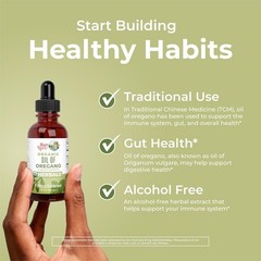 USDA Organic Oregano Oil Drops – 6 Supply for Immune & Digestive Health