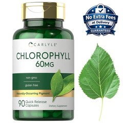 Clorofila 60mg con Cobre 90 Cápsulas | A partir de Hojas de Morera (Morus alba)