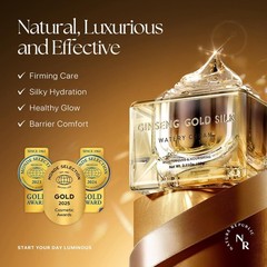 Nature Republic Ginseng Gold Silk Watery Cream 2.11 6 Years Korean Ginseng, 99.9