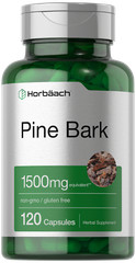 Pine Bark Extract Capsules | 1500mg | 120 Count | Non-GMO by Horbaach