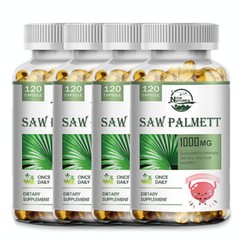 Saw Palmetto Softgels 1000mg | 120 Capsules | Prostate Health Supplement
