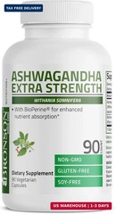 Bronson Ashwagandha Extra Strength Stress & Mood Support 90 Capsules | Vegetaria