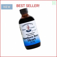 Christopher’s Original Formulas Hawthorn Berry Heart Syrup, 4 oz, Hawthorn Berry