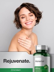 Horbäach Horsetail Herb Capsules | 180 Count | Non-GMO